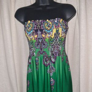 SHES COOL Sleeveless/strapless Long lounging Dress/Medium
